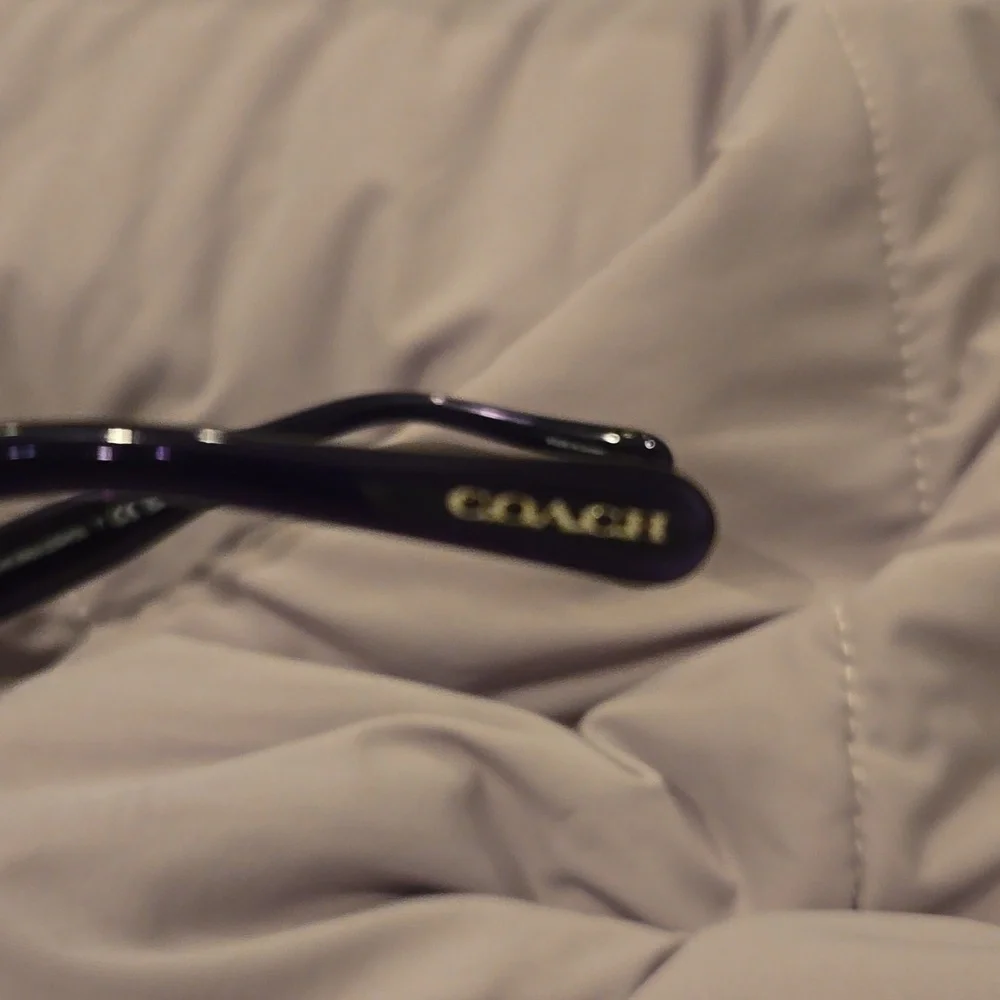 Coach Blue Transparent Sunglasses brand new in case